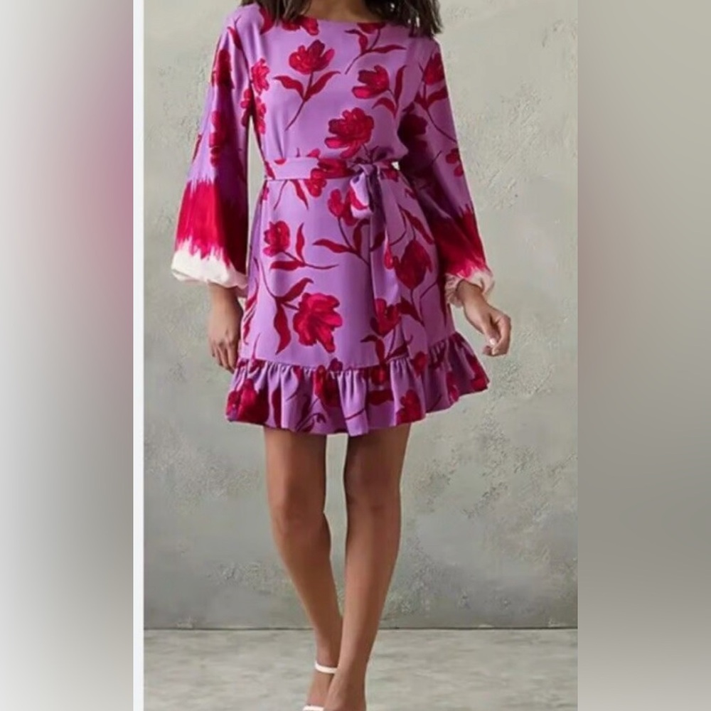 Prabal Gurung above knee floral dress